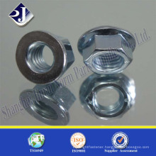 high quality A2-70 carbon steel hex flange nut